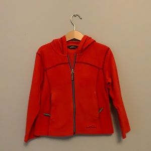Eddie Bauer Kids Fleece Hooded Jacket Size XXS (3-4)
